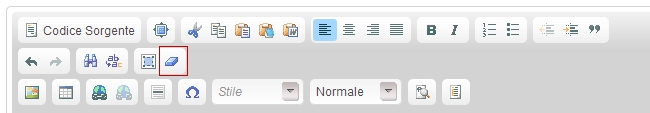 icona elimina formattazione